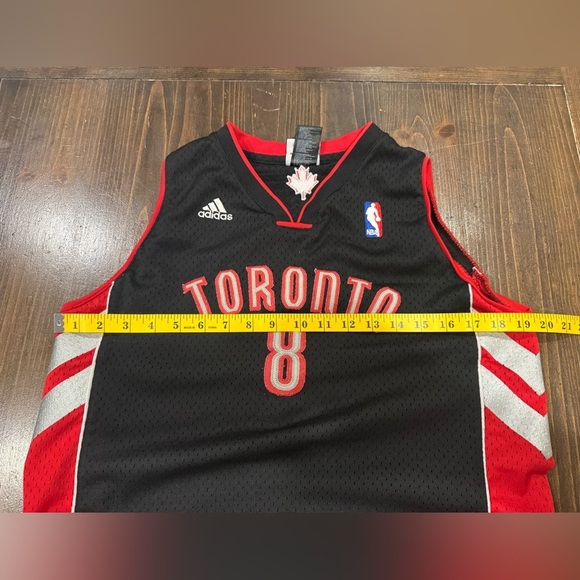 Toronto Raptors Jose Calderon Adidas NBA Jersey - Picture 8 of 9